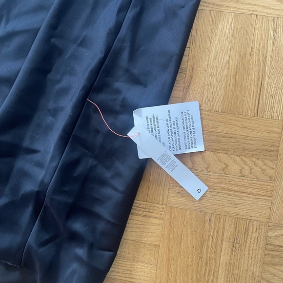 ASOS asymmetrical dress navy blue - Picture 2 of 4